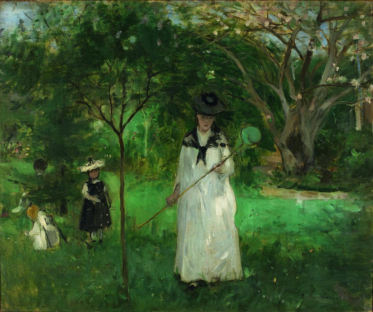 Berthe Morisot, Chasse aux papillons, 1874. Photo © Musée d’Orsay, Dist. RMN-Grand Palais / Patrice Schmidt