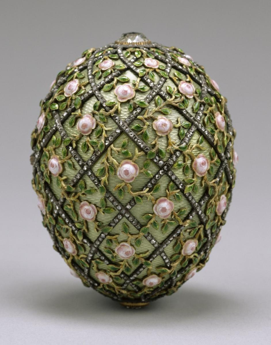Dom Fabergé, Rose Trellis Egg, 1907