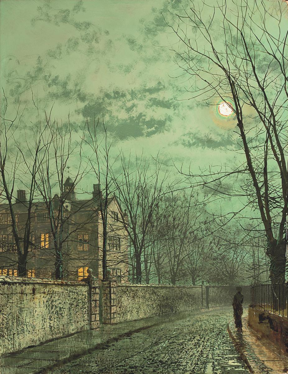 Atkinson Grimshaw’s Under the Moonbeams, 1887