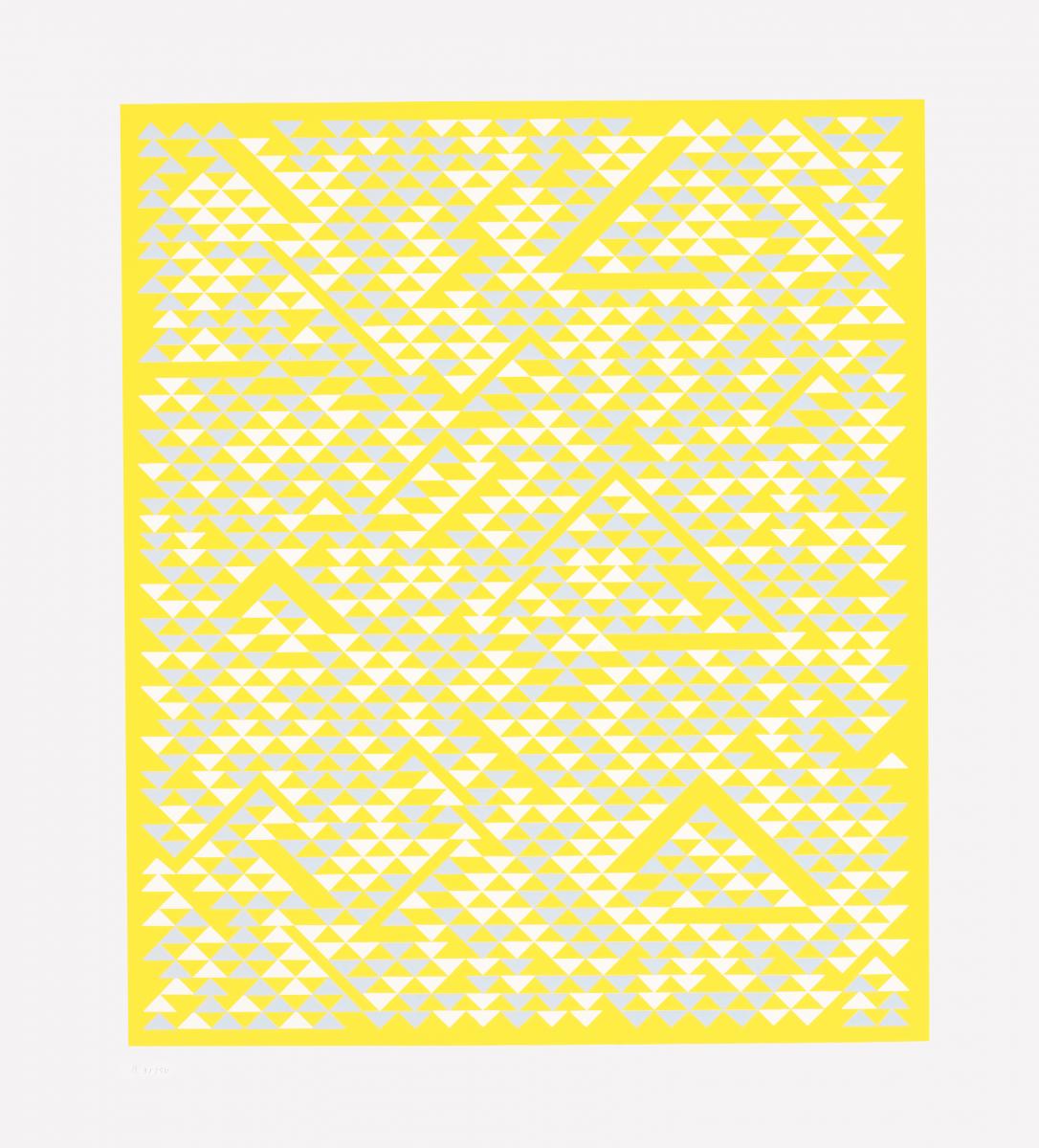 Anni Albers screenprint, B, 1968. 55.8 × 47.8cm. Photo: Tim Nighswander/Imaging4art © 2020 The Josef And Anni Albers Foundation/ Artists Rights Society (ARS), New York/DACS, London