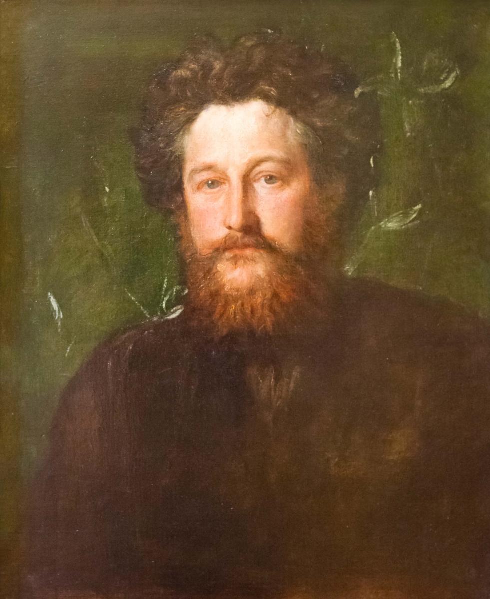 William Morris in 1870, painted by George Frederick Watts