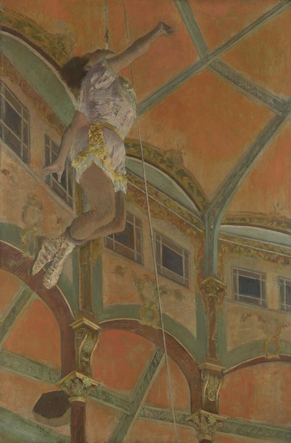 Miss La La at the Cirque Fernando, by Edgar Degas