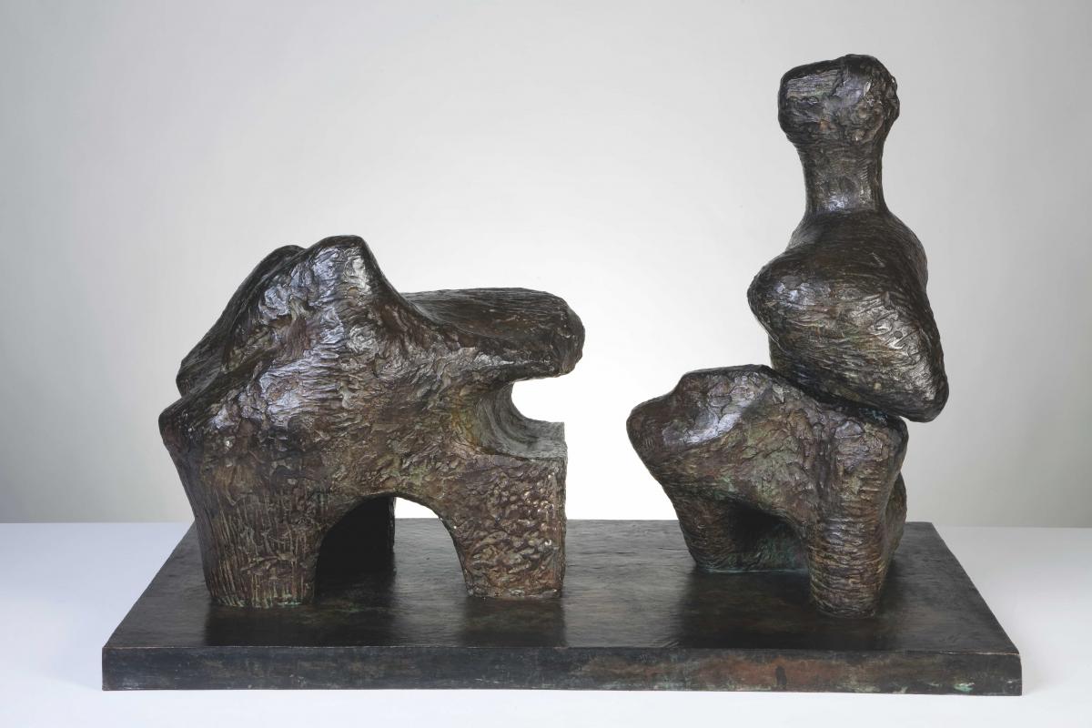 Henry Moore Two Piece Reclining Figure No.4 1961 Bronze Photograph Jerry Hardman-Jones Reproduced by permission of The Henry Moore Foundation