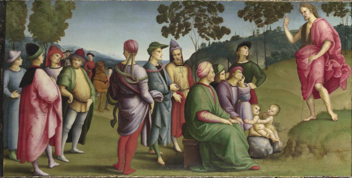 Raphael, Saint John the Baptist Preaching, 1505