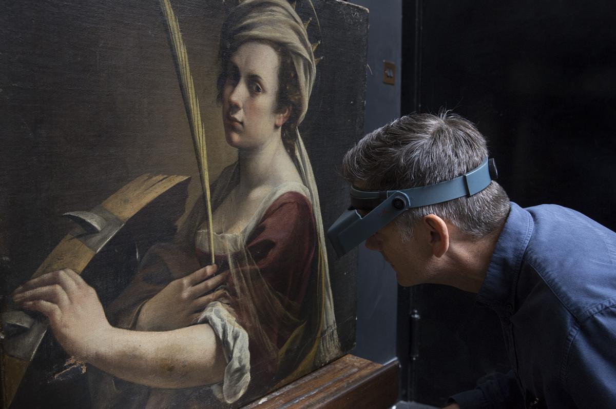 Larry Keith examines Artemisia Gentileschi’s ‘Self-portrait as Saint Catherine of Alexandria’  ©The National Gallery, London