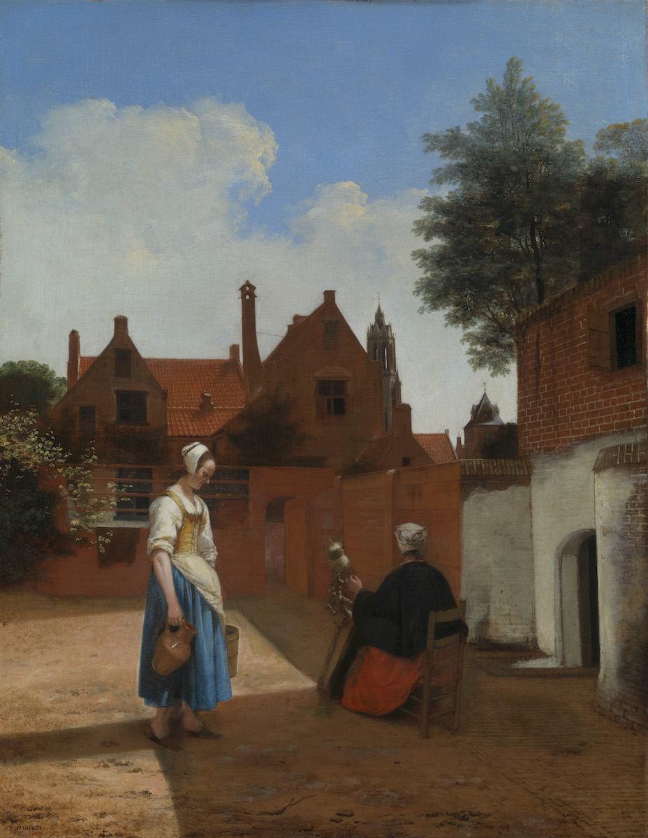 The Courtyard in a House in Delft, The National Gallery, London
