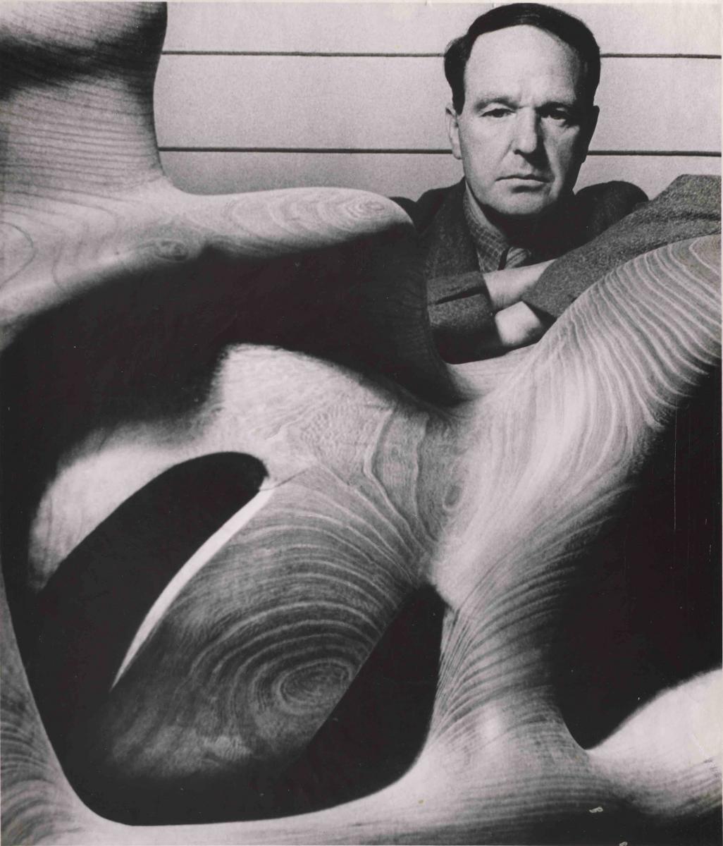 Bill Brandt, Henry Moore, 1946. 9 x 7 3⁄4 in. James Hyman Gallery, London. © Bill Brandt / Bill Brandt Archive Ltd. Photograph by Richard Caspole