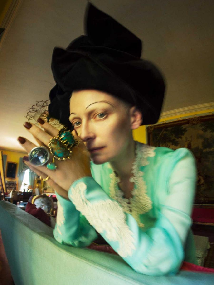 Time Walker, Tilda Swindon, Renishaw Hall Derbyshire, 2018 © Tim Walker studio