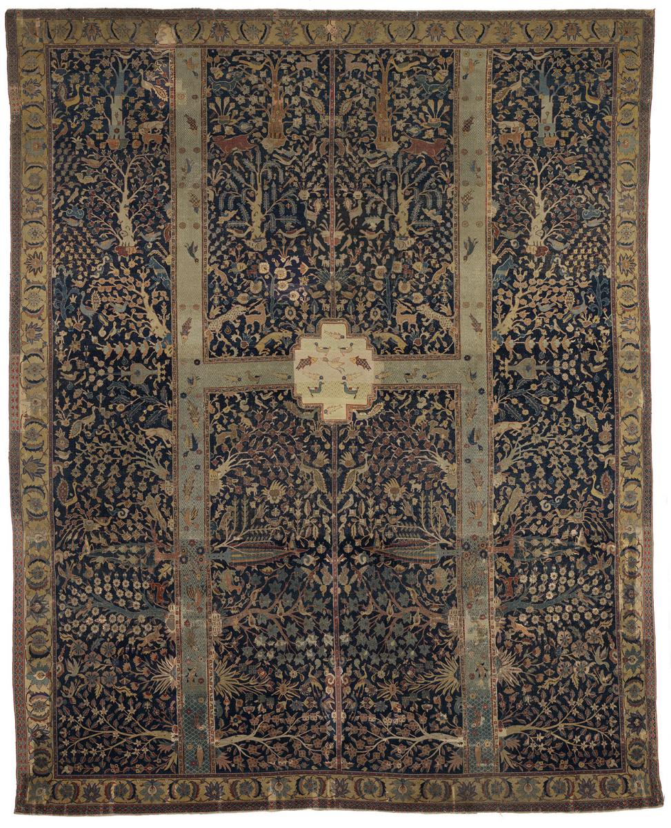Wagner Garden Carpet, early 17th century © CSG CIC Glasgow Museums and Libraries Collections