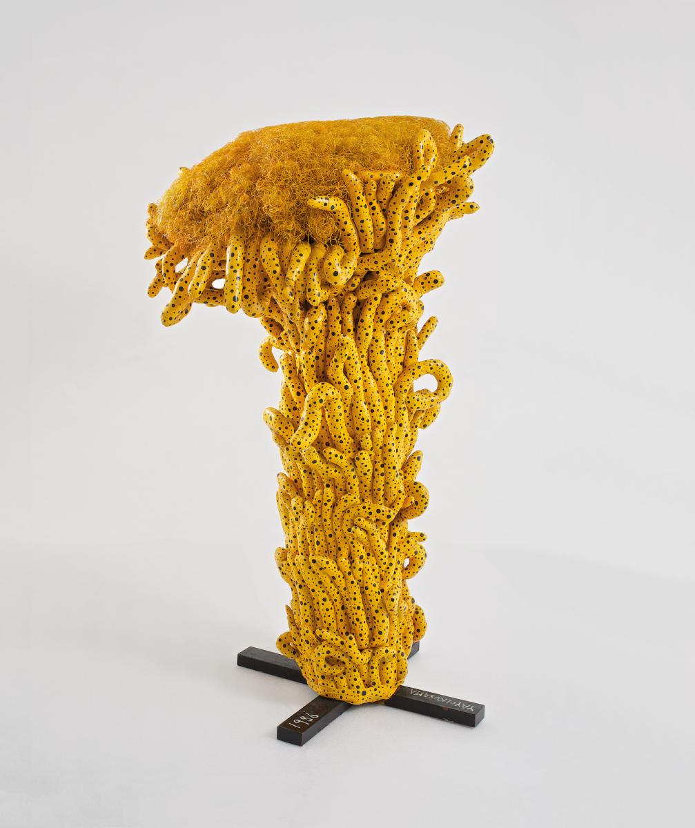 Kusama’s one-metre-high sculpture Pollen, 1986. © Yayoi Kusama; Collection Of Ota Fine Arts
