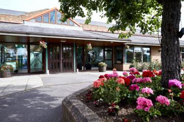 Bishop Perowne school, our lecture venue.