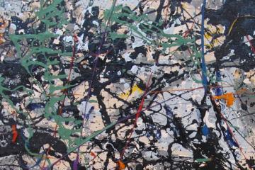 Jackson Pollock:Lucifer (detail) © Copyright Rob Corder Licensed under Creative Commons