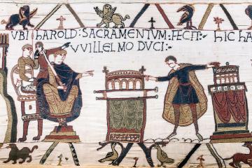 Bayeux Tapestry scene 23 Harold