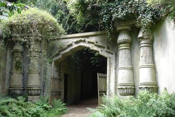 Egyptian Avenue, Highgate Cemetery, London