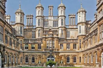 Burghley House inner court