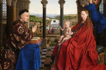 The Virgin of Chancellor Rolin, by Jan Van Eyck