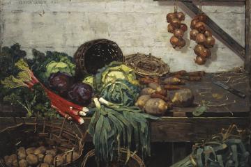 The Vegetable Stall, by William MacGregor