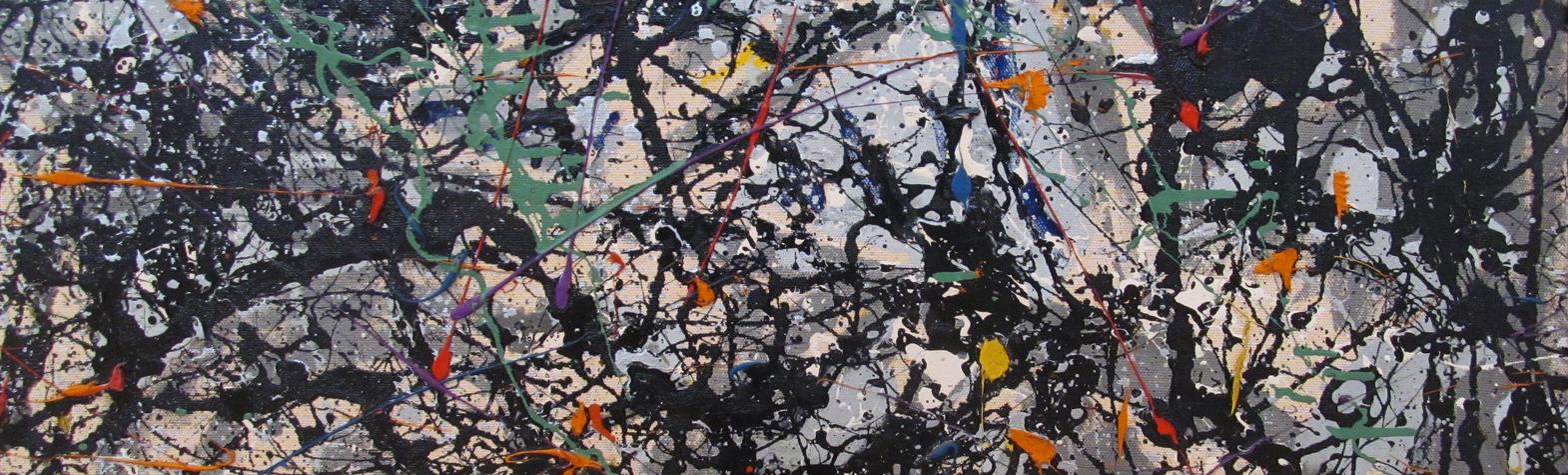Jackson Pollock:Lucifer (detail) © Copyright Rob Corder Licensed under Creative Commons