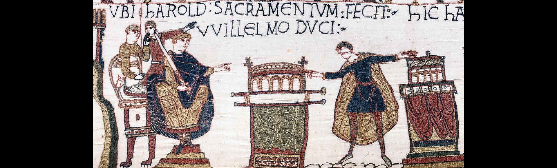 Bayeux Tapestry scene 23 Harold