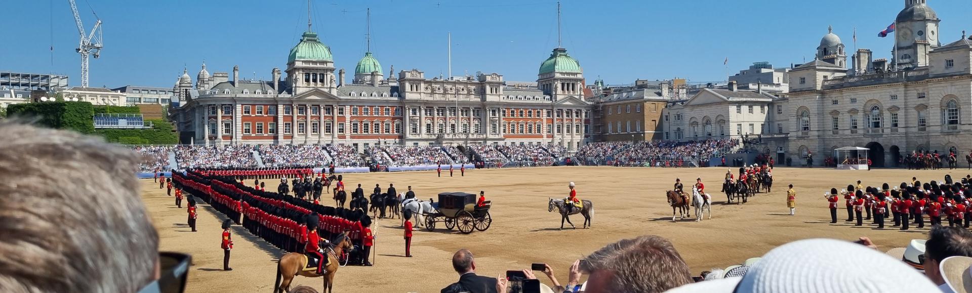 Trooping the Colour in Horseguards Parade