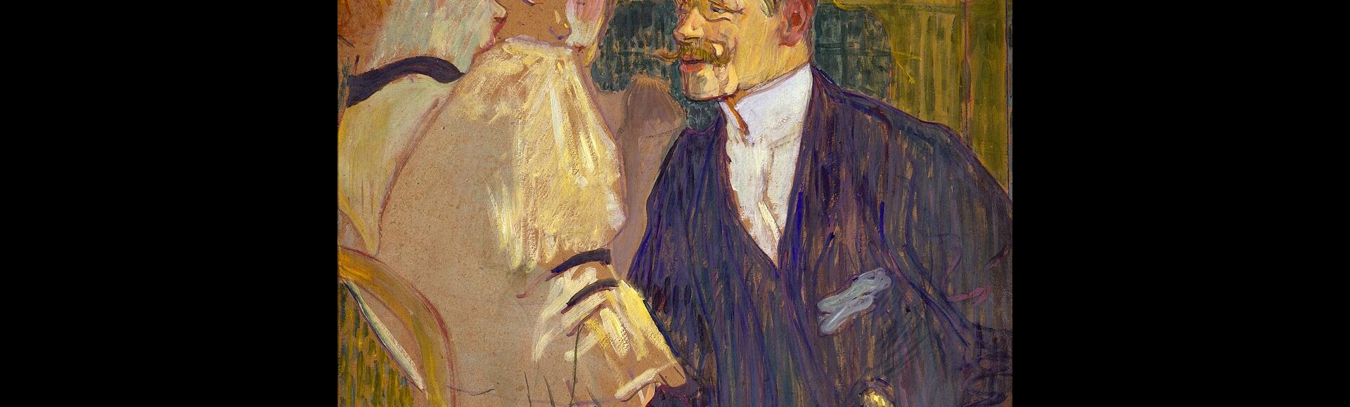 The Englishman at the Moulin Rouge, by Henri de Toulouse-Lautrec, 1892