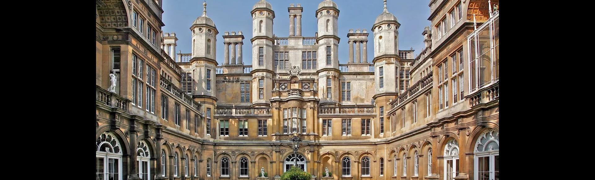 Burghley House inner court