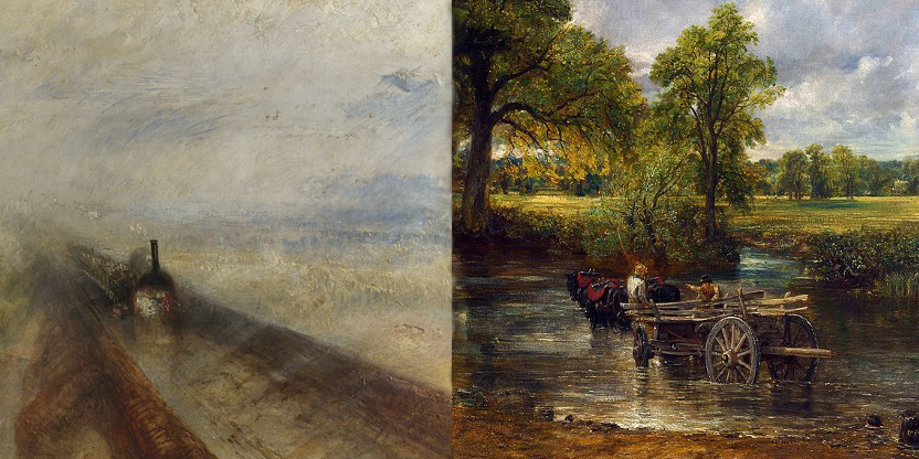 Turner and Constable contrasted