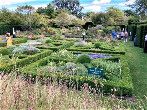 Herb and Knot Garden at Helmingham Hall