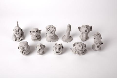 Heads, HM Prison Standford Hill, Ceramics