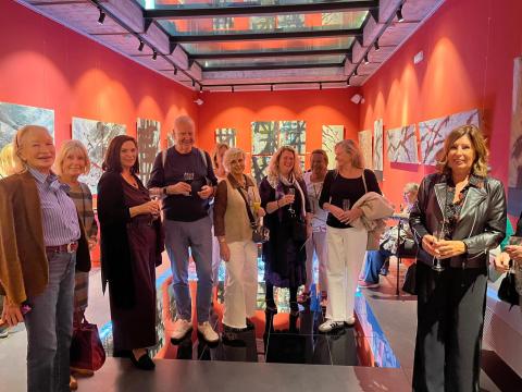 Members of  the Art Society Mallorca New Leadership Reception