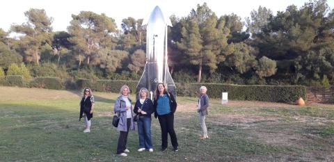 Members of  the Art Society Mallorca at Sa Bassa Blanca