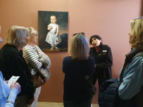 Members of  the Art Society Mallorca at Sa Bassa Blanca 