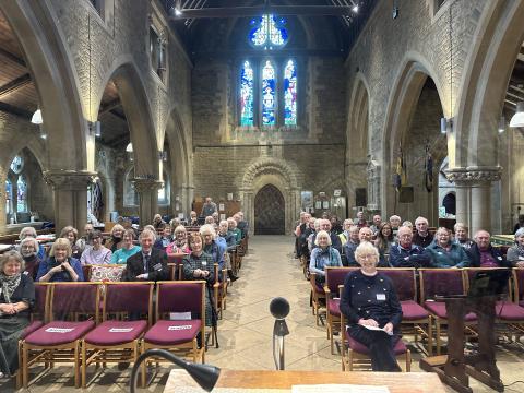 Audience at St James New Bradwell