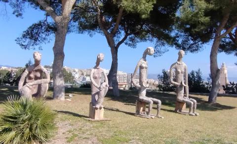 Castillo de San Carlos_Sculptures by Joan Benassar_photo by Gail Davies