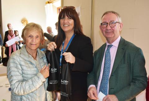 Ibex Insurance also had a raffle, the winner was Jean Sasson.