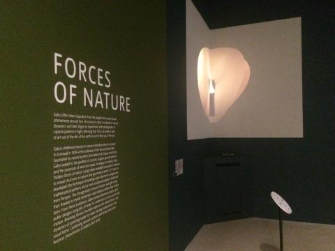 Naum Gabo display Forces Of Nature