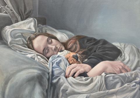 'Sleeping Figure' by Jodie Clark
