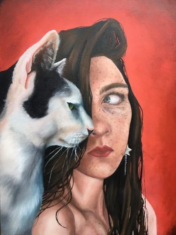 Megan Payne, Sisters with Cat