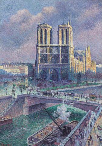 Notre Dame by Maximilien Luce