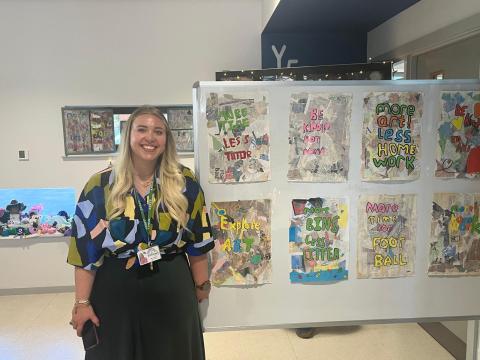 Claire Kellatt & the wall of submissions