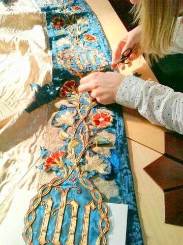 Textile Conservation at Guildford Cathedral