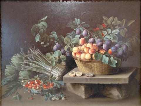 Food in a painting