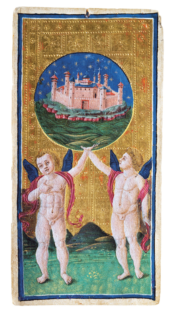 The World: Bonifacio Bembo & Francesco Sforza, “Visconti Brambilla Tarot,” 1463